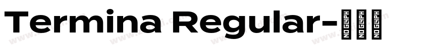 Termina Regular字体转换